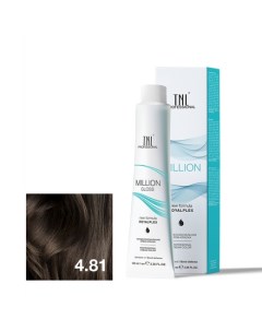 TNL Крем краска для волос Million Gloss 4 81 Tnl professional