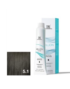 TNL Крем краска для волос Million Gloss 5 1 Tnl professional