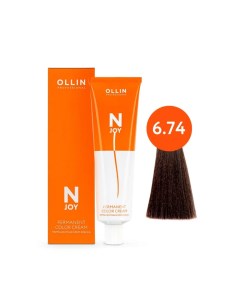 OLLIN Крем краска для волос N Joy 6 74 Ollin professional