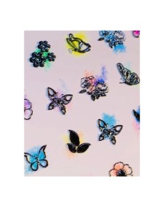 Набор 3D слайдер Crystal 681 Цветы Бабочки 2 шт Anna tkacheva