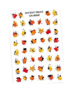 Набор Слайдер дизайн Осень Веточки Листья OS 56F 2 шт Invent print