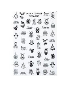 Слайдер дизайн Новый год Зима Рождество Девушки SDN 80 Invent print