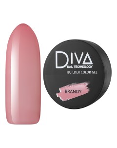 Трехфазный гель Builder Color Brandy Diva nail technology
