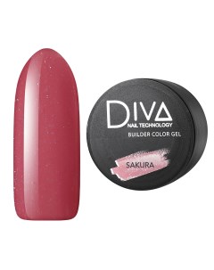 Трехфазный гель Builder Color Sakura Diva nail technology
