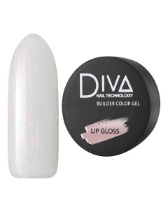 Трехфазный гель Builder Color Lip Gloss Diva nail technology