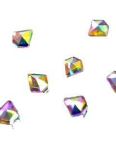 Стразы фигурные Алмаз 5x5 мм суперголография Patrisa nail