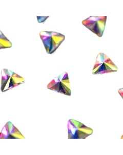 Стразы фигурные Треугольник 5 мм суперголография Patrisa nail