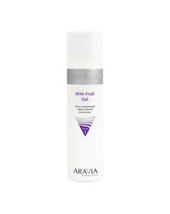 Гель очищающий с фруктовыми кислотами AHA Fruit Gel 250 мл Aravia professional