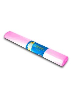 Пеньюар полиэтиленовый розовый 100х140 см 50 шт White line