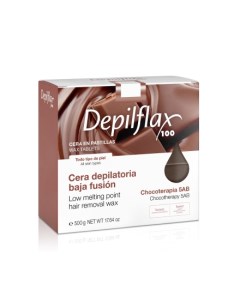 Воск горячий пленочный в брикетах Шоколад пластичность 5AB 500 гр Depilflax