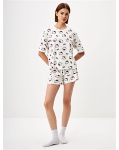 Трикотажная пижама с принтом Hello Kitty Sela