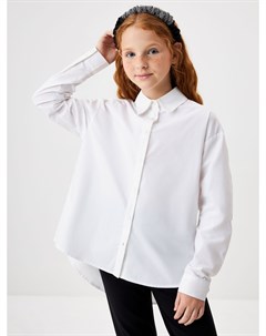 Свободная белая блузка для девочек Sela