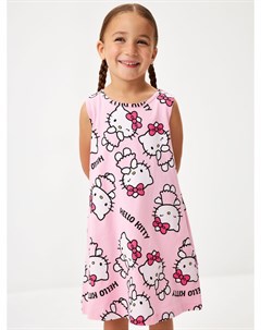 Трикотажное платье с принтом Hello Kitty для девочек Sela