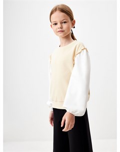 Блуза с имитацией жилета для девочек Sela