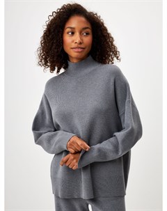 Вязаный свитер с воротником стойкой Sela