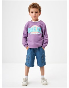 Джинсовые шорты с накладными карманами для мальчиков Sela