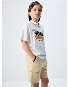 Трикотажные шорты с накладным карманом для мальчиков Sela