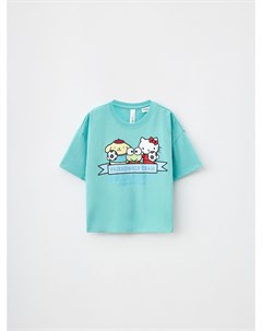 Укороченная футболка с принтом Hello Kitty для девочек Sela