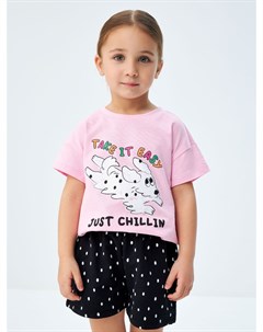 Набор из 2 футболок для девочек Sela