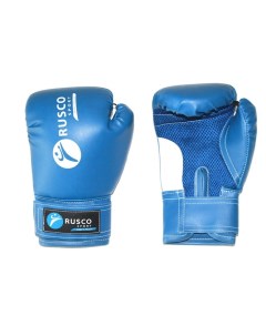 Перчатки боксерские 10oz синий Rusco