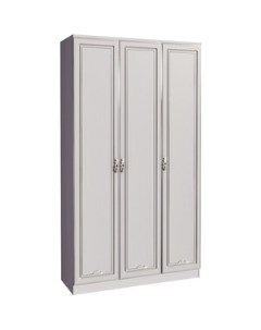 Шкаф 3 х дверный для одежды Melania 01 рамух белый Arnika