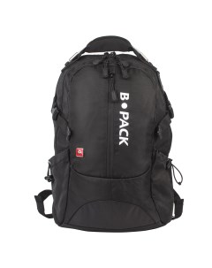 Рюкзак S 02 БИ ПАК универсальный с отделением для ноутбука усиленная ручка черный 47х31х16 см 226948 B-pack
