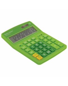 Калькулятор настольный EXTRA 12 DG 206x155 мм 12 разрядов двойное питание ЗЕЛЕНЫЙ 250483 Brauberg