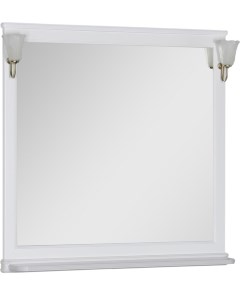 Зеркало Валенса 110 белое без светильников Aquanet