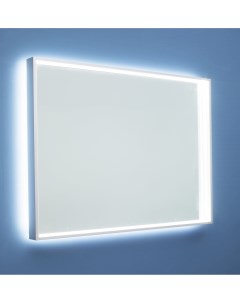 Зеркало Алюминиум 120 с LED подсветкой серебро De aqua