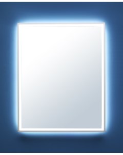 Зеркало Алюминиум 60 с LED подсветкой серебро De aqua