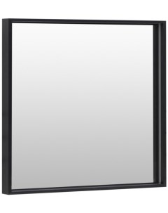 Зеркало Алюминиум 80 с LED подсветкой черный De aqua