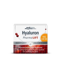 Крем дневной для тела SPF30 Hyaluron Pharma Lift Cosmetics Medipharma Медифарма банка 50мл Dr.theiss naturwaren gmbh