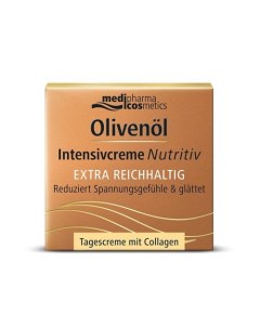 Крем для лица питательный ночной Intensive Olivenol Cosmetics Medipharma Медифарма банка 50мл Dr.theiss naturwaren gmbh