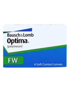 Линзы контактные Optima FW 8 7 4 75 4шт Bausch & lomb