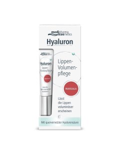 Бальзам для объема губ марсала Hyaluron Medipharma Медифарма cosmetics 7мл Dr.theiss naturwaren gmbh