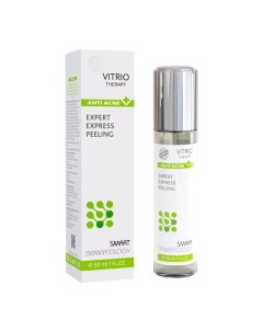 Пилинг экспресс для проблемной и жирной кожи Anti Acne Vitrio Витрио 30мл Vetprom ad
