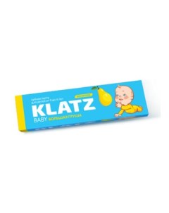 Паста зубная для детей большая груша без фтора Baby Klatz 48мл Си ай ди групп