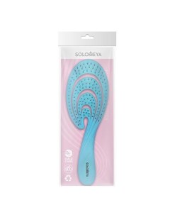 Био расческа гибкая для волос голубая волна Solomeya Solomeya cosmetics ltd