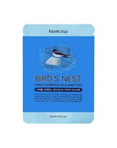 Маска для лица тканевая Visible difference bird s nest FarmStay 23мл Myungin cosmetics co., ltd