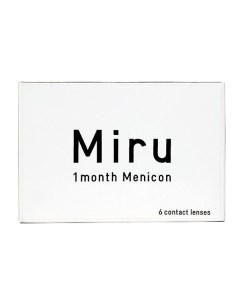 Линзы контактные Menicon miru 1month 8 3 3 6шт Menicon co., ltd. jp