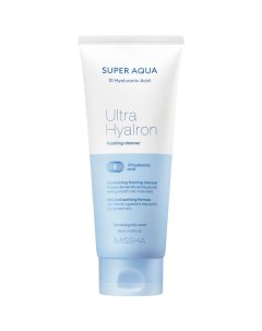 Пенка для умывания и снятия макияжа Super Aqua Ultra Hyalron Missha туба 200мл Able c&c. co., ltd