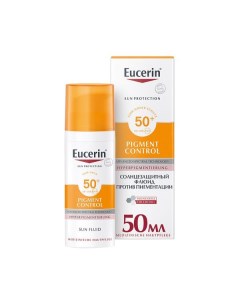 Флюид солнцезащитный против пигментации SPF50 Sensitive protect Eucerin Эуцерин 50мл Beiersdorf ag