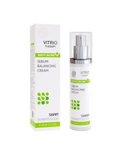 Крем для проблемной и жирной кожи себобаланcирующий Anti Acne Vitrio Витрио 50мл Vetprom ad