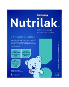 Смесь Nutrilak Нутрилак Premium Caesarea БИФИ молочная сухая адаптированная 350 г Зао "инфаприм"
