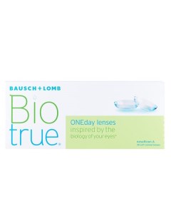 Линзы контактные Biotrue ONEday 8 6 1 25 30шт Bausch & lomb