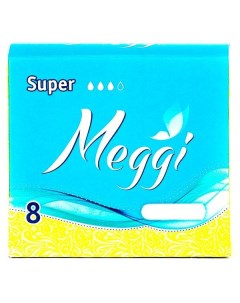 Тампоны гигиенические Super Meggi Мегги 8шт Palomita jsc/кампари ооо