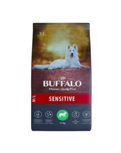 Корм сухой для собак средних и крупных пород ягненок Sensitive Mr Buffalo 14кг Ооо провими
