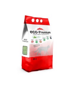 Наполнитель древесный зеленый чай ECO Premium 7 6кг 20л Eco-premium