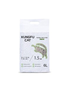 Наполнитель растительный Green tea Kungfu Cat 6л Hubei miao pet trading co