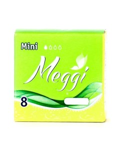 Тампоны гигиенические Mini Meggi Мегги 8шт Palomita jsc/кампари ооо